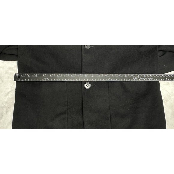 Loro Piana Saks Fifth Ave  Made Italy Black Cashmere Virgin Wool  Jacket 54/44 - Picture 7 of 11